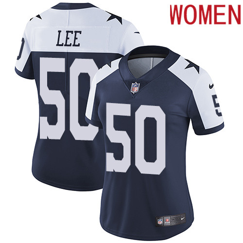 2019 Women Dallas Cowboys 50 Lee blue Nike Vapor Untouchable Limited NFL Jersey